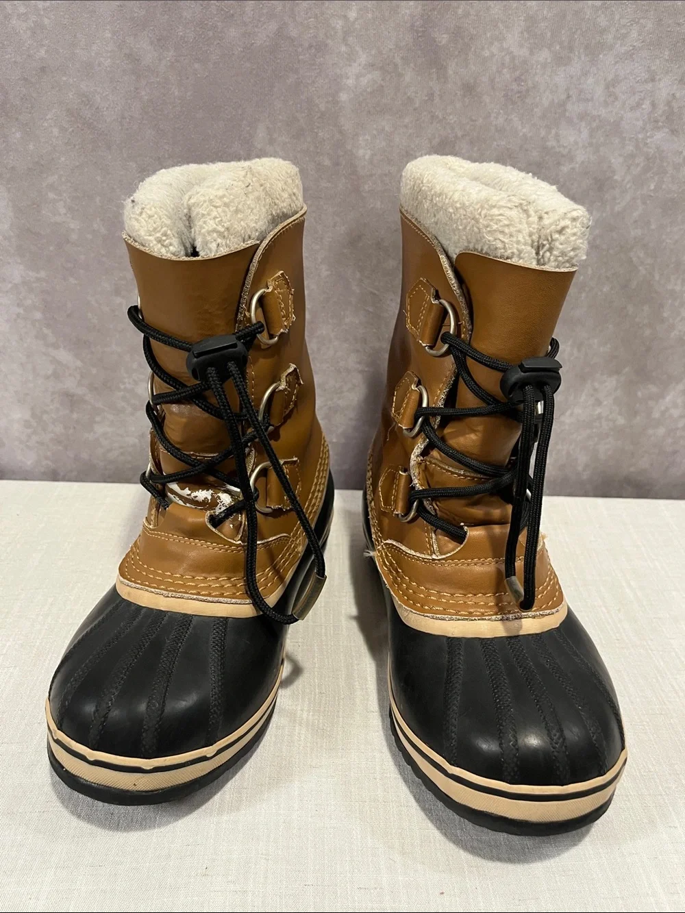 Sorel Big Kids Yoot PAC™ TP Winter Boots Brown and Black Waterproof size 3